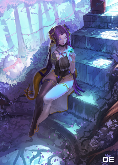 Solace in the forest.